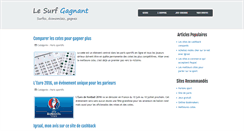 Desktop Screenshot of lesurfgagnant.com